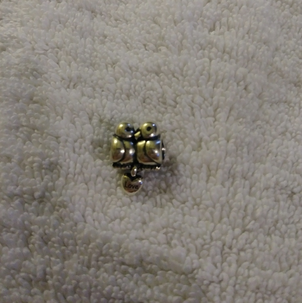 Discontinued Pandora Love Birds Charm
